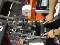 Machine de découpe automatique à la scie à ruban pour papier toilette en maxi-rouleaux