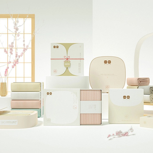 Bộ Quà Tặng Khăn Giấy Đóng Gói Ngành Công Nghiệp Dẫn Đầu Đông Quan Hộp Gói Cũng Dùng Cho Khăn Tắm - Product Image 1