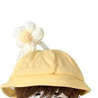 Peluche personnalisée, poupée de dessin animé, garçon, jouet en peluche, chapeau jaune, jouet bleu, cadeau