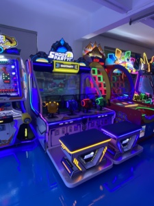Machine de jeu de tir à deux joueurs à monnayeur avec tickets de loterie, grand équipement de divertissement pour enfants, vente directe fabricant - Product Image 3