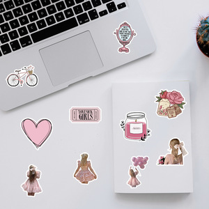 50Pcs Coquette Girl Pink Cute Graffiti <strong>Stickers</strong> for Girl Phone Bottle Decor VSCO <strong>Preppy</strong> Style <strong>Sticker</strong> - Product Image 4