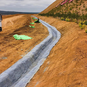 بطانية أسمنتية عالية القوة ومتينة بسمك 10 مم ونسيج 13 كجم/م² بطانية خرسانية لتبطين القنوات - Product Image 1