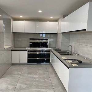 Custom Pvc Cupboard <b>Cabinet</b> Stainless Steel Kitchen Island - Product Image 1