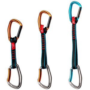Eslingas de Nailon Kanle Quickdraw de 28cm, 33cm y 38cm para Escalada en Roca y Hielo, Protección y Seguridad, Montaje Recto y Curvo - Product Image 1