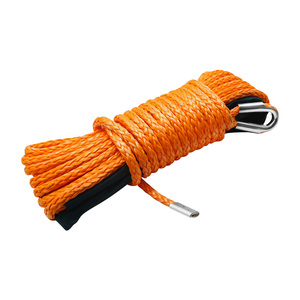 Usine 4-30mm synthétique 12 brins UHMWPE treuil corde avec deux têtes corde crochet trousse à outils d'urgence pour voitures - Product Image 3