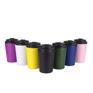 Tazas de Café de Viaje Personalizadas con Logotipo, de Acero Inoxidable de 10oz/12oz, de Lujo, Ecológicas, con Aislamiento al Vacío, con Tapa, Regalos Empresariales Personalizados 6 - Product Image 1