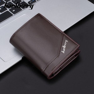 Tarjetero Triple Plegable Baellerry para Hombre con Protección RFID Antirrobo, Múltiples Ranuras para Tarjetas, Color Marrón, 4 Pulgadas, Uso Diario - Product Image 3