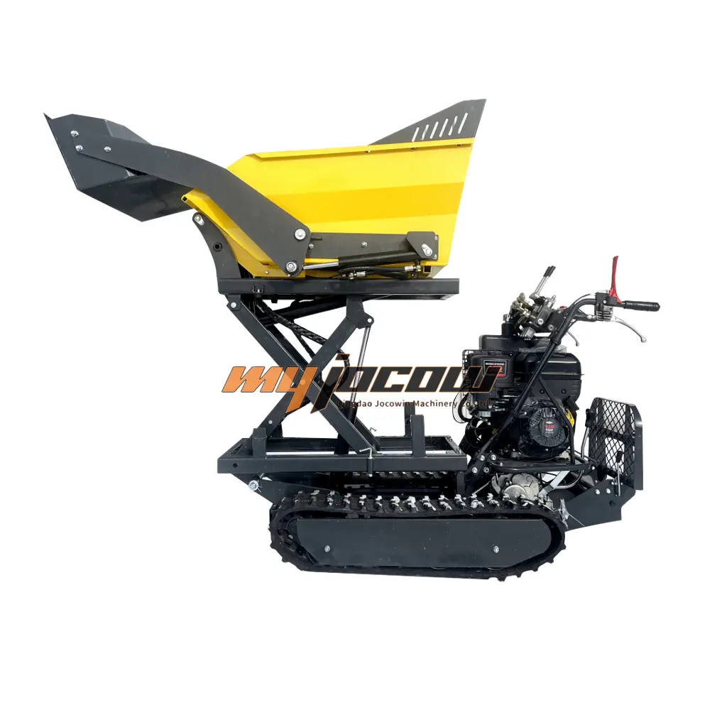 Chine top qualité nouveau design CE EURO V 5 EPA 300kg construction dumper sur chenilles mini camion dumper