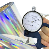 Rollo de Vinilo Holográfico Láser con Impresión de Logotipo Personalizado Brillante e Impermeable para Etiquetas de Impresión Digital