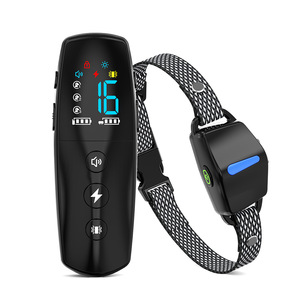 Dog Trainer Color Screen Remote <b>Control</b> <b>Bark</b> Suppressor Electric Shock Collar One-To-One Training Equipment For Pets - Product Image 2
