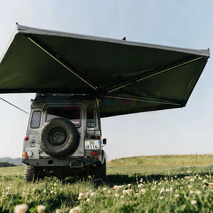 Toldo Impermeable de Aluminio 4x4 de 270 Grados, Toldo para Camping, Toldo para Techo de Auto con Carcasa Rígida, Protección Solar para Auto - Product Image 2