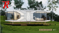 Maison Capsule Spatiale Moderne X7-1 2026 de 37,5 m² – Cabine Mobile de Luxe avec Balcon