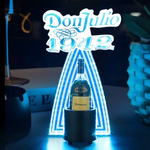 Led <strong>Bottle</strong> Service <strong>Presenter</strong> Luminous Champagne Alcohol Holder Glorifier <strong>Bottle</strong> Display <strong>Presenter</strong> Barware Supplier For Nightclub - Product Image 2