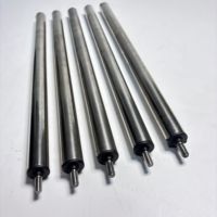 Nouveaux rouleaux de guidage en acier inoxydable galvanisé avec roues dentées en caoutchouc/acier pour lignes de production, personnalisables
