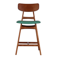 Tabouret de bar cuisine petit déjeuner haut comptoir chaises de bar modernes en velours mobilier nordique tabourets de bar