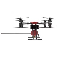Drone de sauvetage d'urgence de vente directe d'usine THEA 190MP Frame Drone lourd à longue portée Drones de lutte contre les incendies UAV