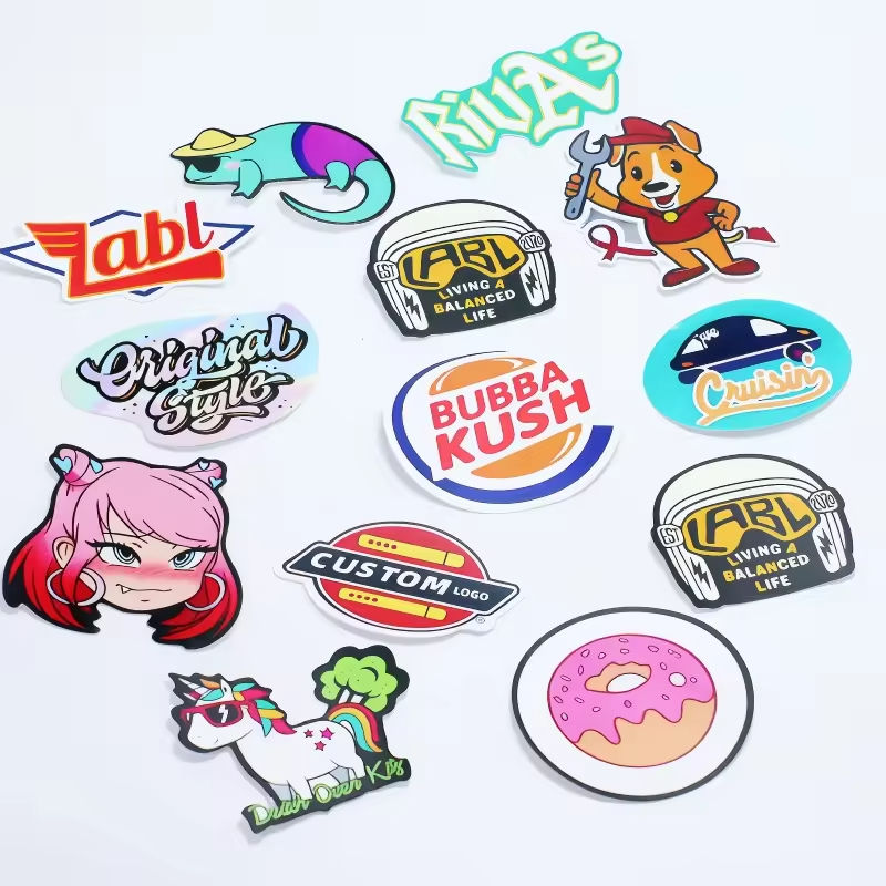 Custom die cut stickers