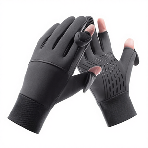 Gants unisexes thermiques d'extérieur à doigts entiers, à enfiler, pour l'hiver, le cyclisme, le ski, avec fonction écran tactile, chauds, imperméables, en polyester - Product Image 4