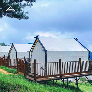 Casa Prefabricada Pequeña, Hotel al Aire Libre, Safari, Carpa de Glamping Impermeable, Carpa de Camping Familiar de Lujo, Una Habitación, 2-4 Personas, 4 Estaciones - Product Image 4