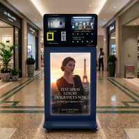 Máquina Expendedora de Perfumes Comercial de Escritorio JFP, Dispensador de Fragancias de Autoservicio 24h con Pantalla Táctil y Pago sin Efectivo