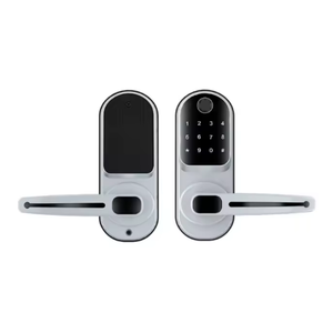 מנעול חכם מצויד ידית עשוי חומר סגסוגת, הכולל טביעת אצבע, סיסמה, כרטיס ic, משרד ובית הספר פותח. - Product Image 1