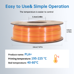 Impression 3D 1kg 1.75mm Moulage Tiges En Plastique Réglable Tige En Plastique 250G PLA-F Nouveau Top Rouge Jaune Tiges En Plastique 330m - Product Image 6