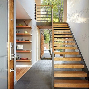 प्राइमा बाहर घुमावदार लोहे सीढ़ियों/इनडोर लकड़ी घुमावदार सीढ़ी - Product Image 5