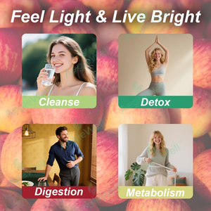 Kẹo dẻo giấm táo hữu cơ giảm mỡ, chiết xuất thực vật tự nhiên, không đường, halal, giá sỉ tốt, phổ biến - Product Image 4