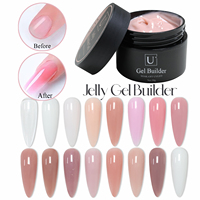 Gel Constructeur Ongles Rapide Jelly OEM/ODM pour Extension Nail Art 24 Couleurs Gel UV Jelly