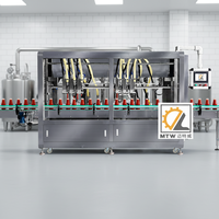 Machine de remplissage automatique MTW à suivi automatique pour conteneurs, haute capacité, spécialisée pour le ketchup et la pâte de tomate
