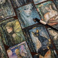 30 pièces par paquet de papier décoratif, collection de contes de fées étoilés, papier décoratif sur le thème magique des contes de fées