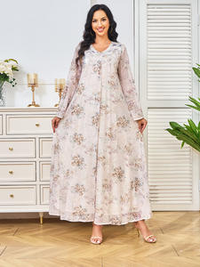 Nouvelle robe pour femmes, robe de soirée musulmane à paillettes, robe de soirée de Dubaï, abayas, robe islamique du Moyen-Orient, djellaba, kaftan, vestidos - Product Image 3