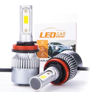 Jael-phares LED avec ventilateur, éclairage de <span class=keywords><strong>voiture</strong></span> à 3 côtés, turbo S9 h7 h4 h11 9005 9006, <span class=keywords><strong>prix</strong></span> d'usine - Product Image 1