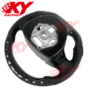 Accessoires de voiture pour Chevrolet Camaro 2SS ZL1 SS LS 2010-2020 Corvette C7 Z06, volant sport en fibre de carbone avec écran LED - Product Image 3