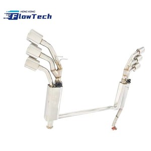 ระบบท่อไอเสียแบบ Cat-Back พร้อมวาล์ว FlowTech T304 สแตนเลสสตีล ขัดเงาแบบ Mirror สำหรับรถยนต์ Mercedes-Benz G350 W464 2.0T - Product Image 2