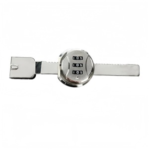 Furniture <b>Lock</b> Zinc Alloy Combination <b>Lock</b> For Filing <b>Cabinet</b> Minimalist Design Durable Silver - Product Image 1