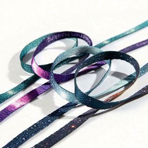 Lacets de chaussures personnalisés à logo imprimé plat, lacets de baskets personnalisables, vente chaude - Product Image 2