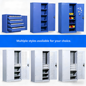 قابل للتخصيص على الطراز الحديث الصلب للخدمة الشاقة ، المعدن المدلفن على البارد لورشة العمل والمرآب ميزة تحميل عالية - Product Image 3
