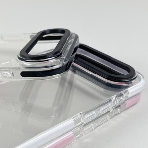 Chống sốc Glossy mềm tùy chỉnh trường hợp di động cho <span class=keywords><strong>Iphone</strong></span> 17 16 Pro 15 TPE TPU trong suốt điện thoại di động bao gồm 17 Pro Max trường hợp 2 trong 1 - Product Image 4