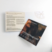 Flyers de catalogue personnalisés pliables, impression couleur, impression de mini-brochures