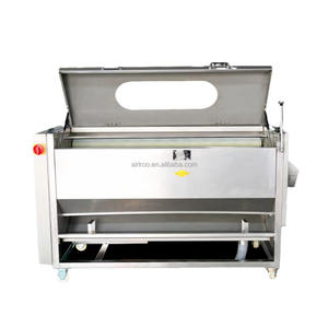 Machine à laver industrielle pour pommes de terre, carottes, gingembre et légumes, <span class=keywords><strong>prix</strong></span> d'usine, acier inoxydable, haute productivité, usage commercial - Product Image 6