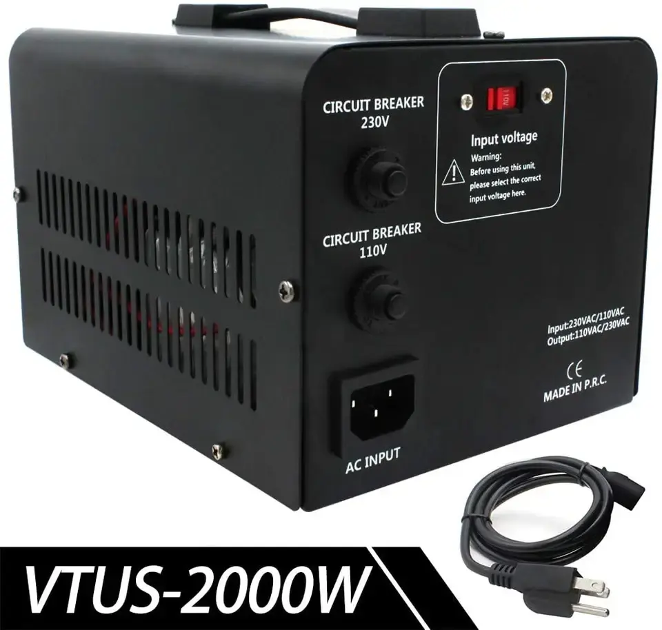 Lvyuan điều chỉnh điện áp 110V 220V Điện áp chuyển đổi 1000W 2000W chuyển đổi bước lên và bước xuống biến áp