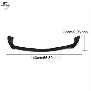 3 Piezas de Divisores Delanteros de Fibra de Carbono para <span class=keywords><strong>Alfa</strong></span> Romeo Stelvio Sport Utility 4 Puertas 2017-2018 - Product Image 2