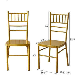 Metallo a buon mercato <span class=keywords><strong>tiffany</strong></span> Chiavari sedie <span class=keywords><strong>argento</strong></span> eventi di nozze sedie e tavoli per la Reception - Product Image 3