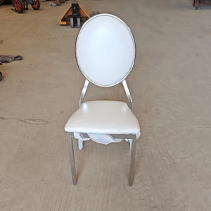 Wedding Banquet Hall <strong>Chair</strong> Outdoor Gold <strong>Silver</strong> Sun Hotel <strong>Chair</strong> Crystal Round Backrests Electroplated Nano-gold Event <strong>Chairs</strong> - Product Image 1