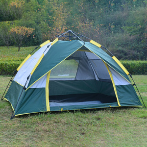 Fully Automatic Outdoor Tent 4-5 Person Sky Blue <b>Sunscreen</b> Rainproof Four Seasons Camping Tent With Mesh Inner Tent - Product Image 2
