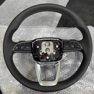 Volant en cuir chauffant noir personnalisé de haute qualité pour Audi TT <span class=keywords><strong>RS</strong></span> A3 A4 A5 A6 A7 A8 S3 S5 C8 SQ5 RS5 RS6 RS7 SQ3 B8 B9 - Product Image 2