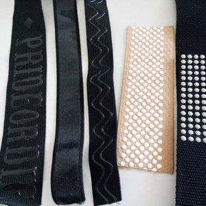 <span class=keywords><strong>Bande</strong></span> élastique imprimée enduite de silicone <span class=keywords><strong>Bande</strong></span> enduite de <span class=keywords><strong>caoutchouc</strong></span> polyester durable avec <span class=keywords><strong>bande</strong></span> élastique à haute élasticité - Product Image 3