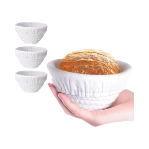Stile europeo cesto di fermentazione per il pane rustico cestino di pane in <span class=keywords><strong>ceramica</strong></span> con Rattan utensili da forno Amazon Indonesia Vietnam - Product Image 1