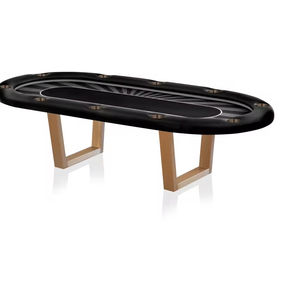 โต๊ะโป๊กเกอร์รูปไข่สําหรับผู้เล่น 8 คน โต๊ะแบล็คแจ็คคาสิโนเท็กซ่า 72" - Product Image 1